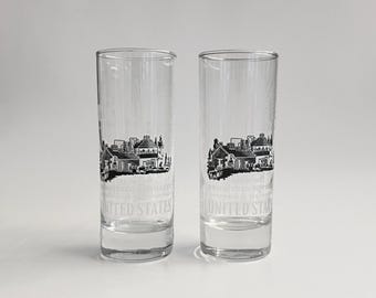 Set of 2 Jack Daniel’s Distillery Highball Glasses | Etched Tennessee Whiskey Barware