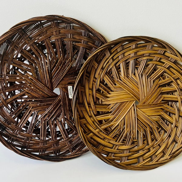 Flat Baskets Etsy
