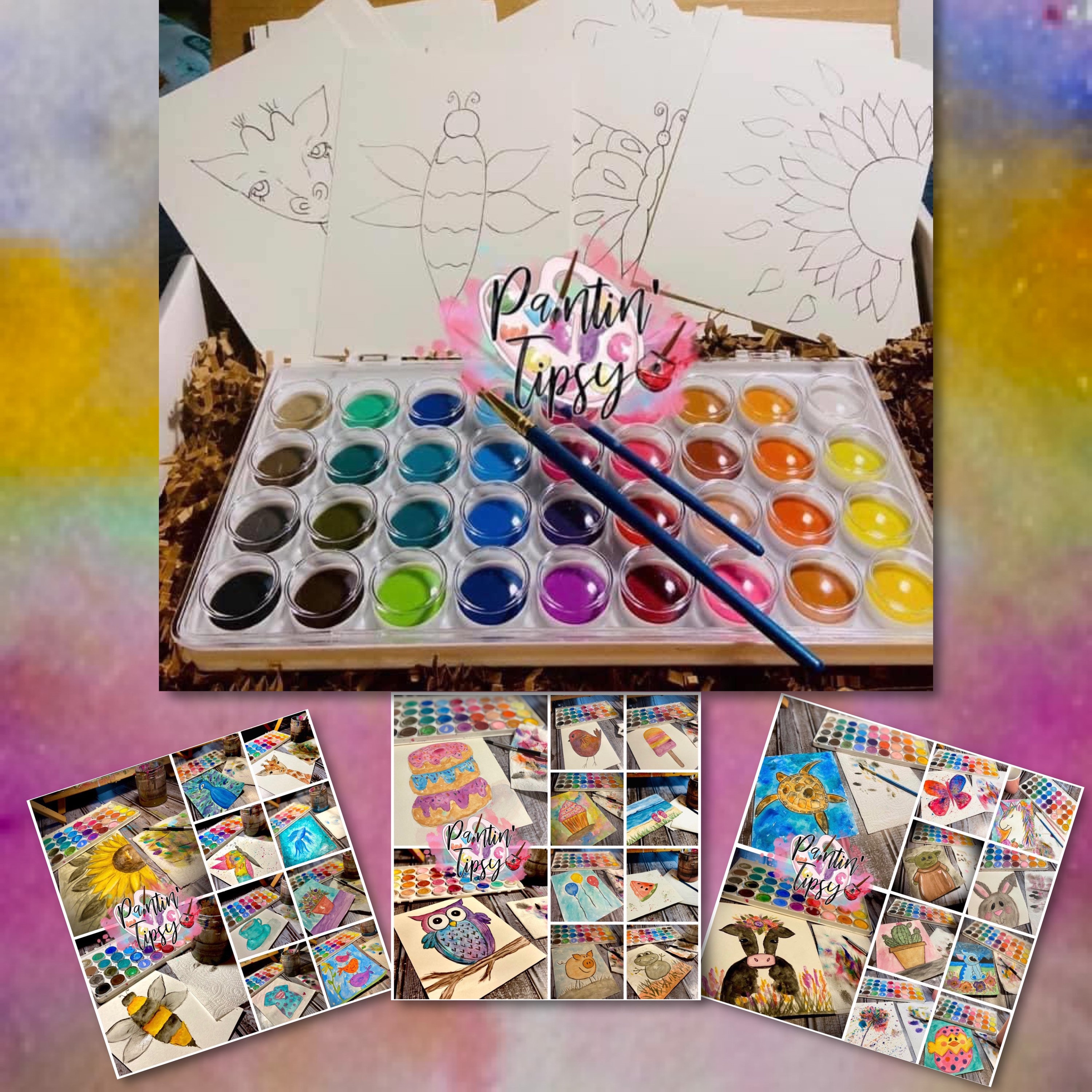 Watercolor Art Kit Etsy