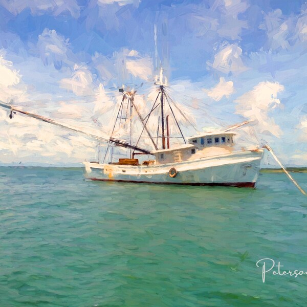 Shrimp Boat Etsy