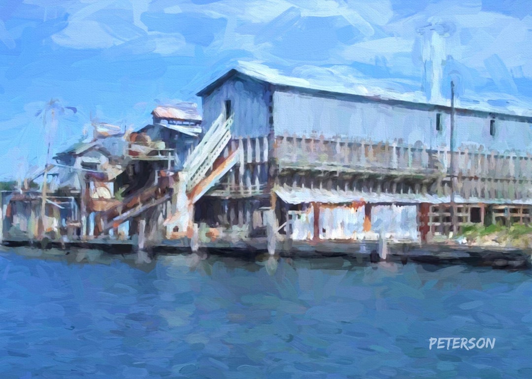 Old Beaufort Menhaden Fisheries Plant Taylors Creek Beaufort NC Now the