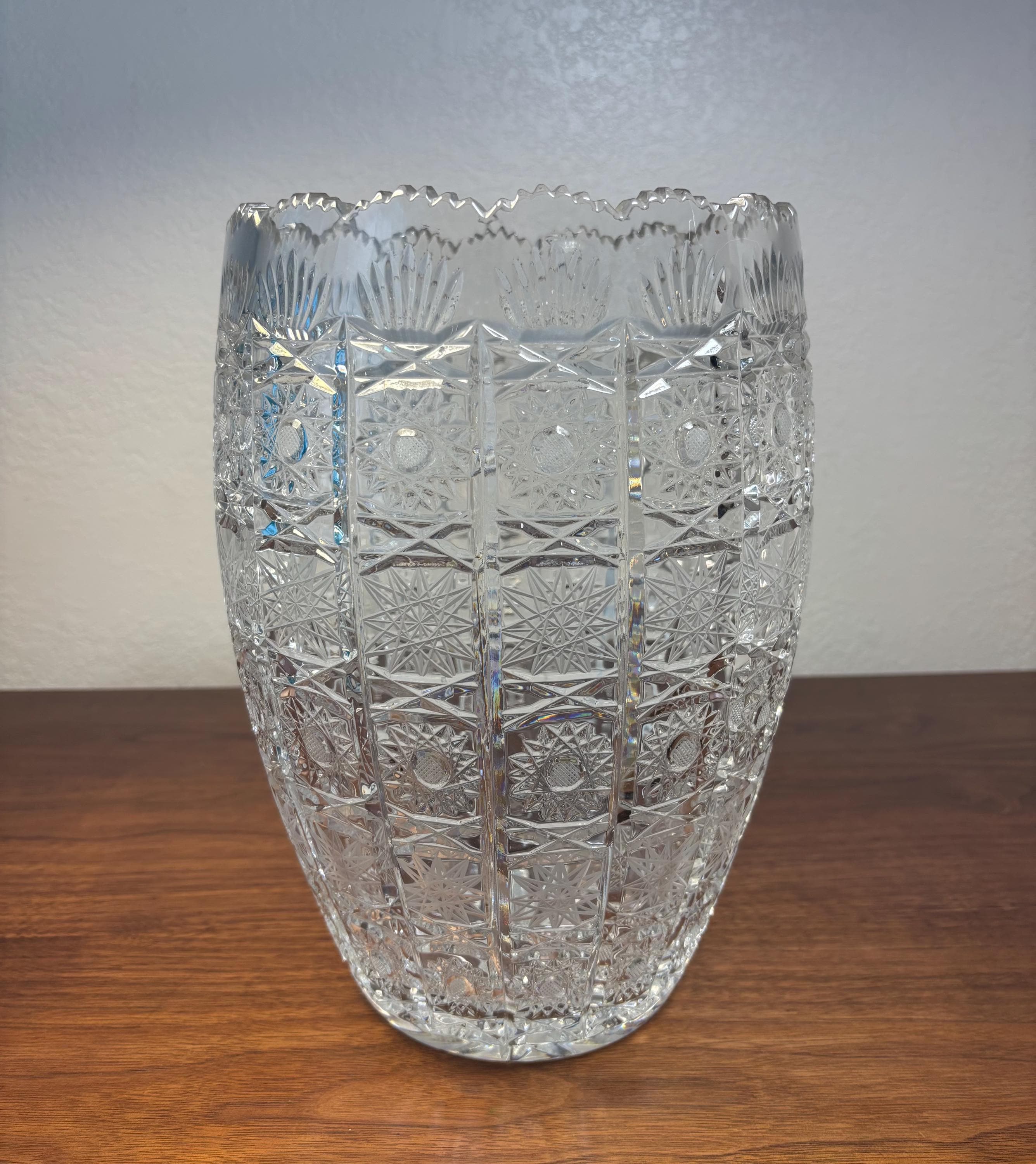 Bohemia crystal vase - Etsy 日本