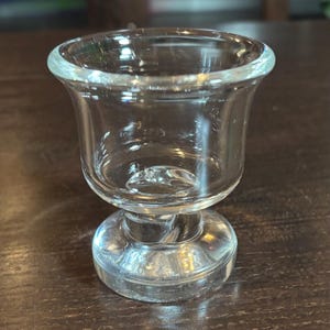 Vintage Steuben Crystal Cigarette Urn, Signed Donald Pollard Design, Mid-Century Modern American Art Glass