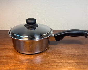 Cutco 2 Quart Saucepan with Lid 5-Ply Aluminum Core Stainless Steel Made in USA