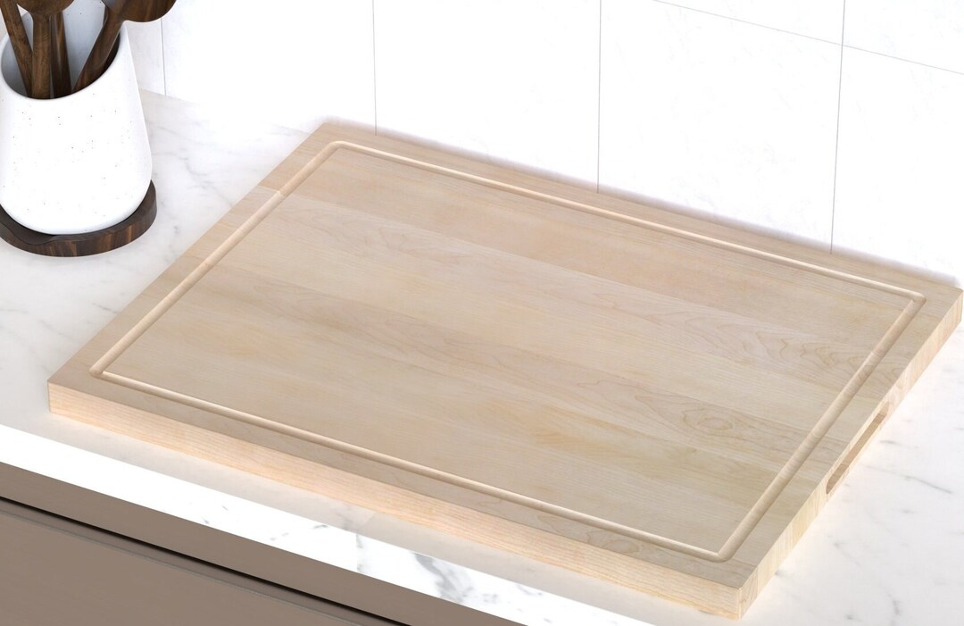 American Hard Maple Wood Cutting Board Conditioned With Beeswax