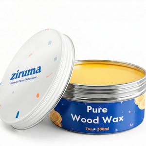 Organic Beeswax Mix for Cutting Boards - No Mineral Oil [7 oz] - Food Grade Natural Wood Conditioner