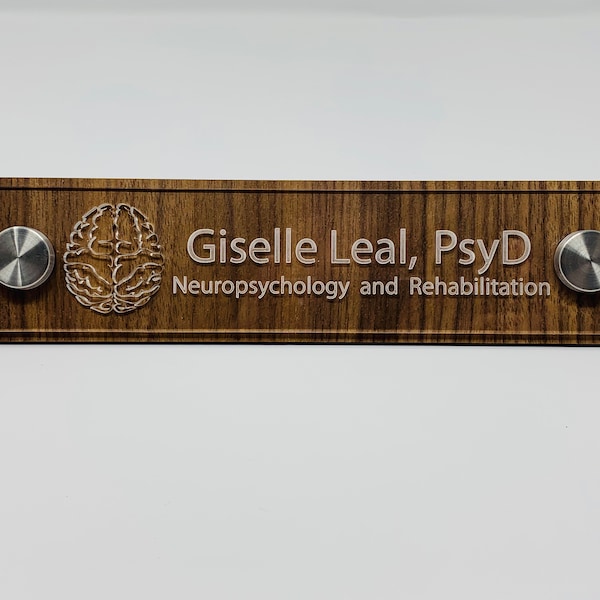 Wall Mount Office Name Plates - Etsy