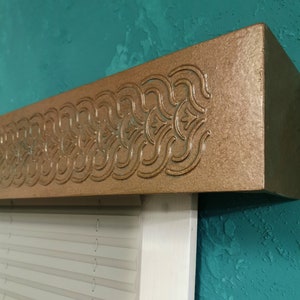 Window cornice/Cornice Window Treatments/Cornice board valance/Cornice board/Wood Cornice Board/Plywood Cornice/White Golden