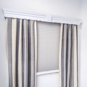 Sectional Window cornice/Window Cornice Box/Pelmets/Cornice Window Treatments/Cornice board valance/Cornice board/Wood Cornice Board/