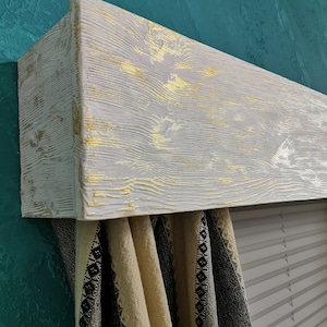 Window cornice/Cornice Window Treatments/Cornice board valance/Cornice board/Wood Cornice Board/Cornice from coniferous wood/White Golden