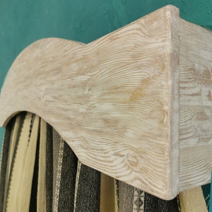 Bow Window cornice/Window Cornice Box/Cornice Window Treatments/Cornice board valance/Cornice board/Wood Cornice Board/
