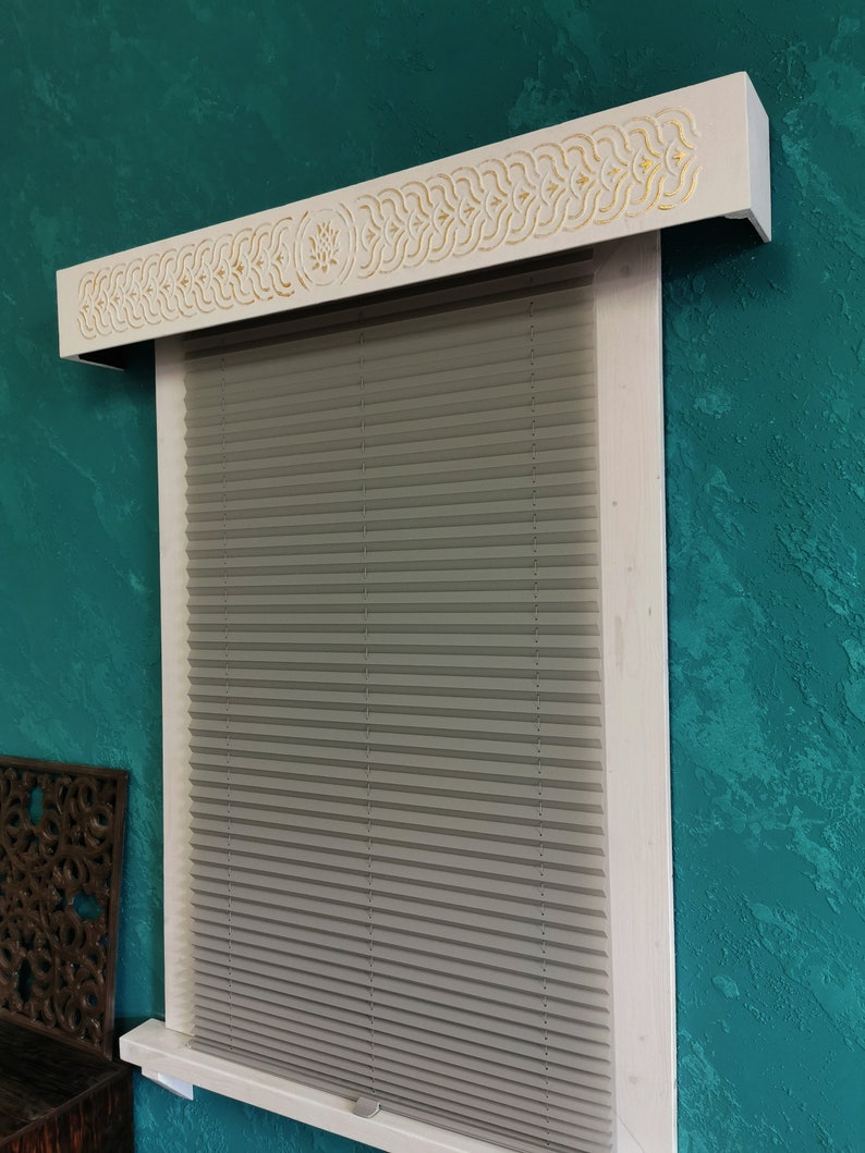 Cornisa de ventana/Tratamientos de ventana de cornisa/Cenefa Etsy España