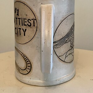 Chicago #1 Rattiest City Rat Mug -Unique Chicago Souvenir- Handmade Chicago Rat Art, Pottery Mug image 3
