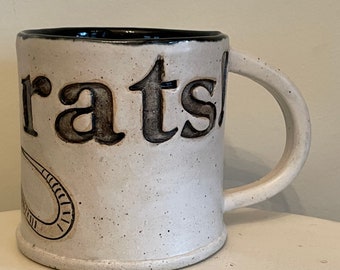 rats! Mug - Handmade Rat Art Pottery Mug