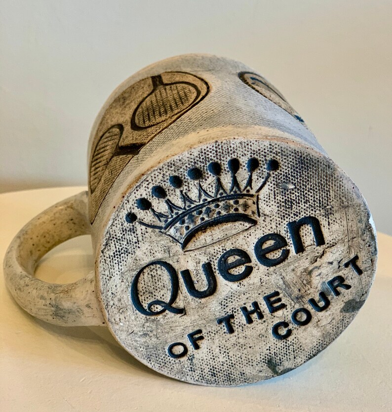StorytimeCeramics Tennis Queen of the Court Coffee Mug - Thumbnail 2