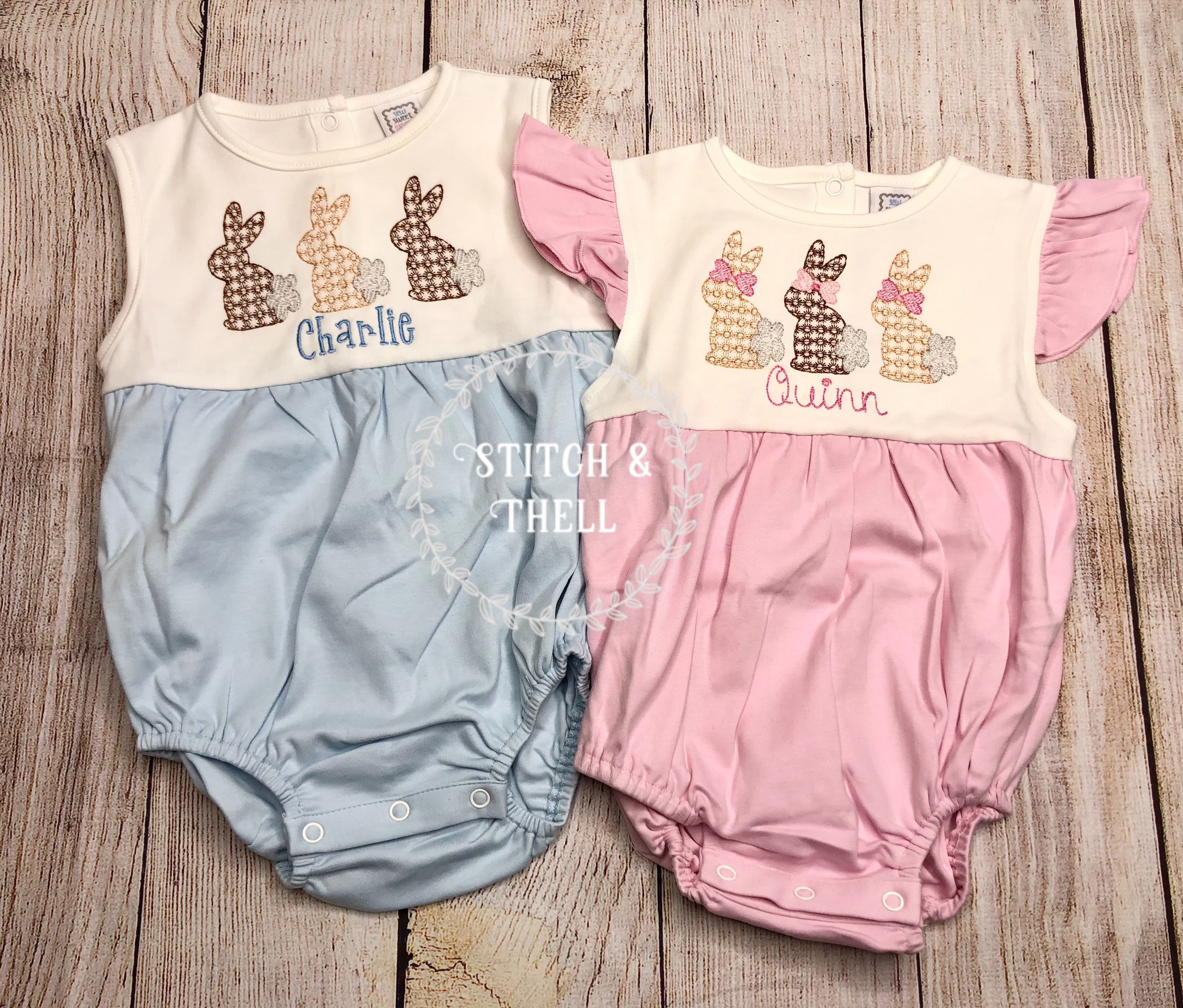 easter bubble romper