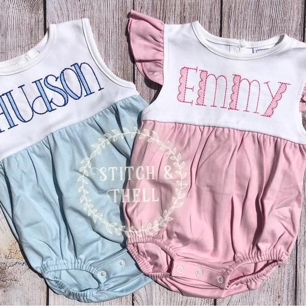Personalized Name Bubble Romper, Baby Name Bubble, Personalized Bubble Romper, Summer, Beach, Pool Party, Birthday
