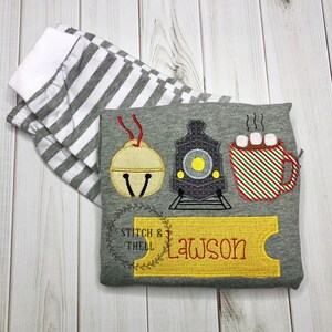 Polar Express Pajamas - Etsy