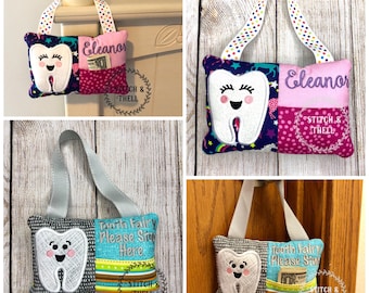 Kids Tooth Fairy Pillow, Personalized Tooth Pillow, Tooth Fairy Pocket Pillow