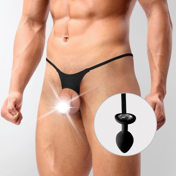 Butt Plug Thong Anal Plug Panties With Removable Silicone & Metal Plugs - Adjustable Thong With Multiple Size Options Adjustable Intimate Wear Butt Plug Thong Anal Plug Panties With Removable Silicone & Metal Plugs - Adjustable Thong With Multiple Size Options Adjustable Intimate Wear
