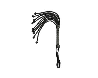 Eco leather cat flogger with 9 tails, whips and floggers, impact play