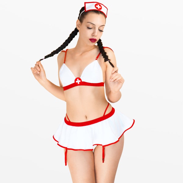 Nurse costume, doctor costume, nurse uniforms, halloween costume