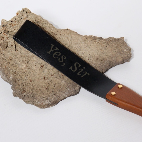 Personalized leather paddle, custom bdsm toy, impact play