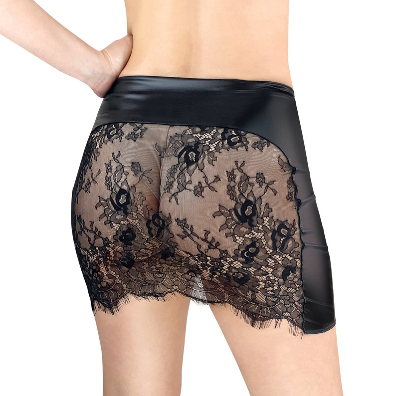 See Through Skirt Sexy Skirt Mini Skirt Lace Skirt Bdsm Etsy