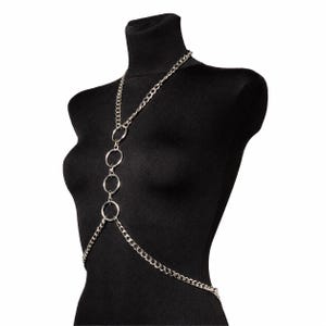 Metal Body Chain Harness: Rave Festival Accessories