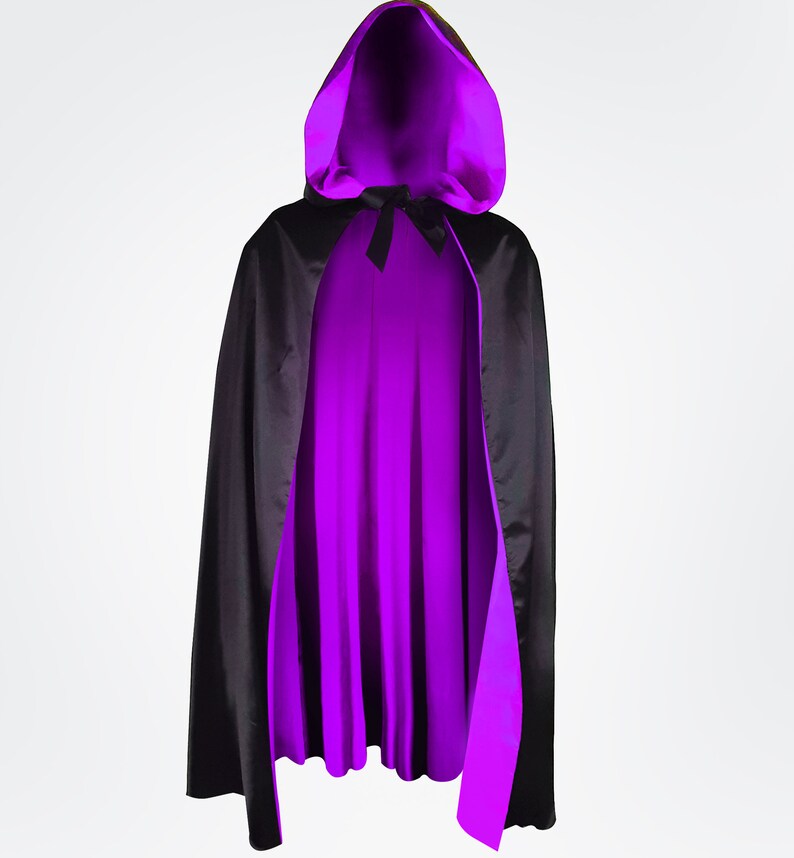 Hooded Cape Cloak Medieval Hooded Cloak Cloak With Hood Etsy