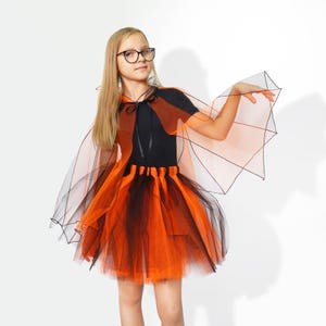 Kids Halloween Bat Cape & Skirt Costume