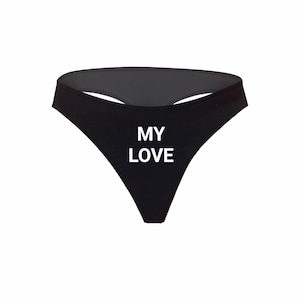 Сustom panties, Personalized panties, custom lingerie, custom underwear, women panties, Personalized thong