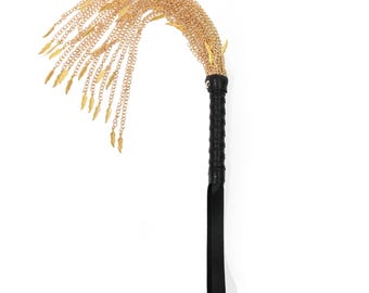 Metal Chain Flogger for Beginners – Soft Intro to Impact Play