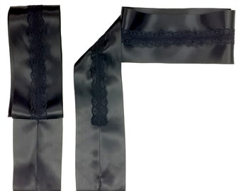 Handcuffs, silk handcuffs, lace ribbons on hands, handcuffs bracelet, soft  handcuffs
