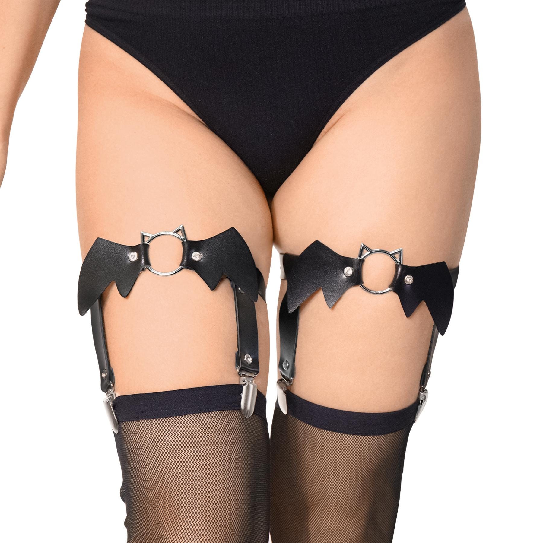 hanf gleitgel Women Chastity Chain Leg Garter Belt Sexy Lady Body Bondage Sword Belts Goth  Leather Harness Thigh Toys Windfall Sexy Toys Color: Style 4 main image 1