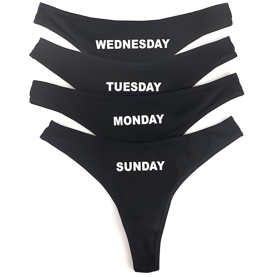 Day of the Week Panties, Set of 7 Panties for Every Day -  Canada