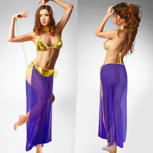 Women Arab Oriental Belly Dance Veil Bra Thong Pants Costume Bodysuit Latex  Erotic Lingerie Lenceria Sexy Open Bra Costumes343q From Ai809, $14.19