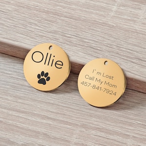 Dog Tag, Cat Tag, Pet ID Tag, Custom Dog Tag, Cat Name Tag, Dog Name Tag, Cat Collar Tag, Dog Id Tag,  Personalized Dog Tag, Dog Accessories