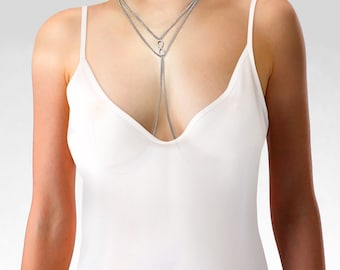 Nipple jewelry, sexy body chain, body chain jewelry, discreet day jewelry, nipple clamps, nipple jewelry chain