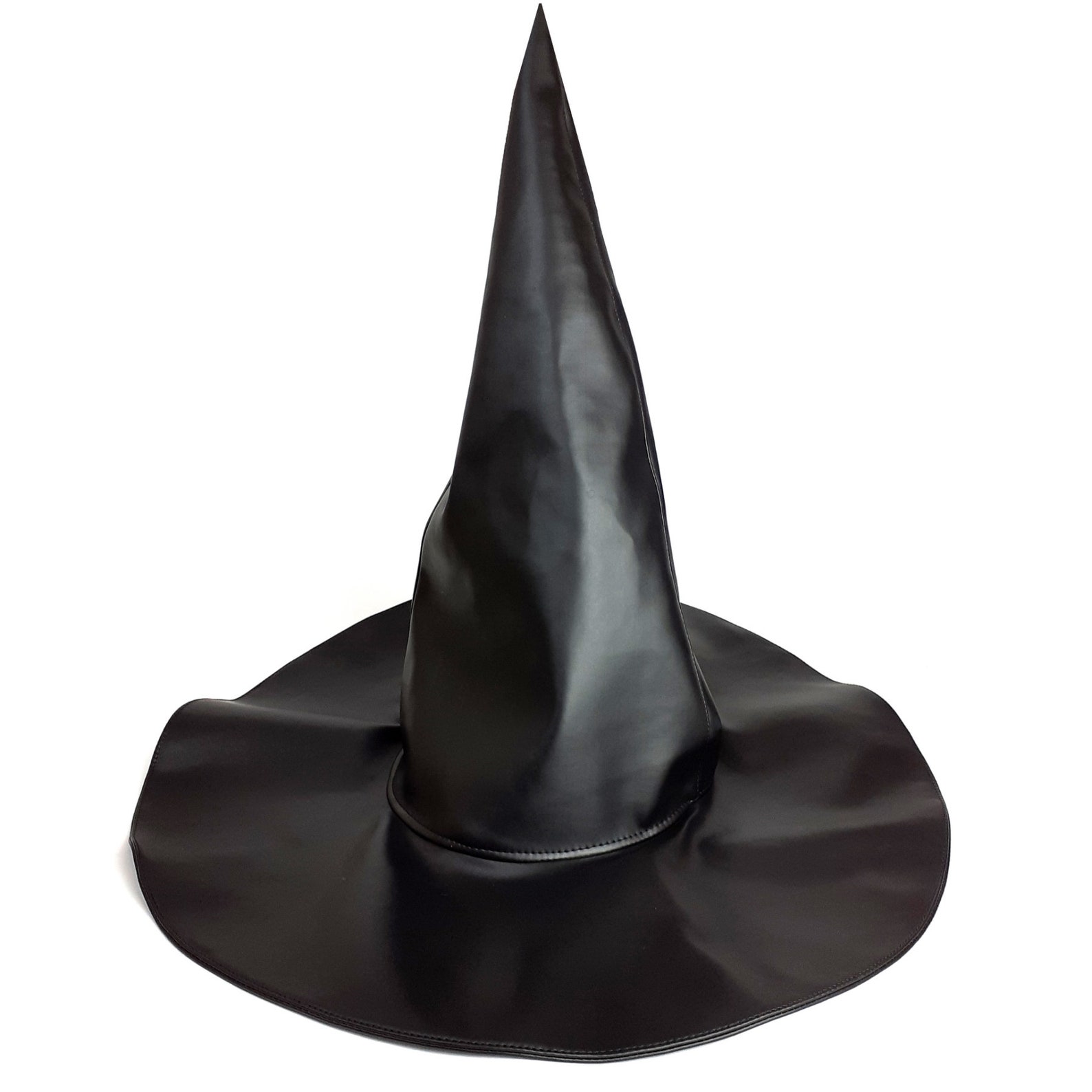 Witch hat wizard hat pointy hat wide brim hat mage Etsy