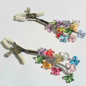 Nipple clamps, nipple jewelry, nipple clips