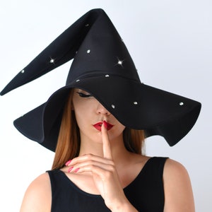 Witch hat with rhinestones