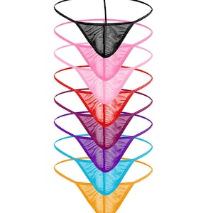 Herren G Stringtanga, schiere Dessous, Mesh-Dessous, durchsichtige Slips, Junggesellenabschied Geschenk