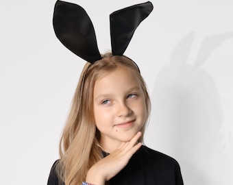 Serre-tête d'oreilles de lapin blanc pour adultes | Party Expert