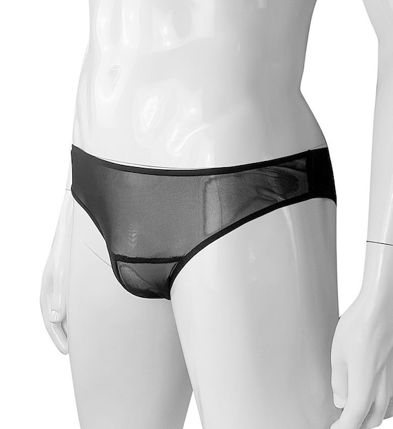 Doorzichtig slipje herenlingerie herenondergoed herenslipjes doorschijnend slipje doorzichtig ondergoed mesh ondergoed transparant slipje Etsy Belgie