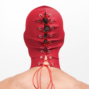 bondage hood, Bdsm mask, bondage mask, bdsm hood image 4