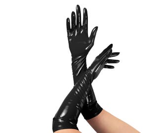 PVC gloves, festival gloves, vampire gloves, Halloween gloves, festival wear, festival clothing, pvc outfit