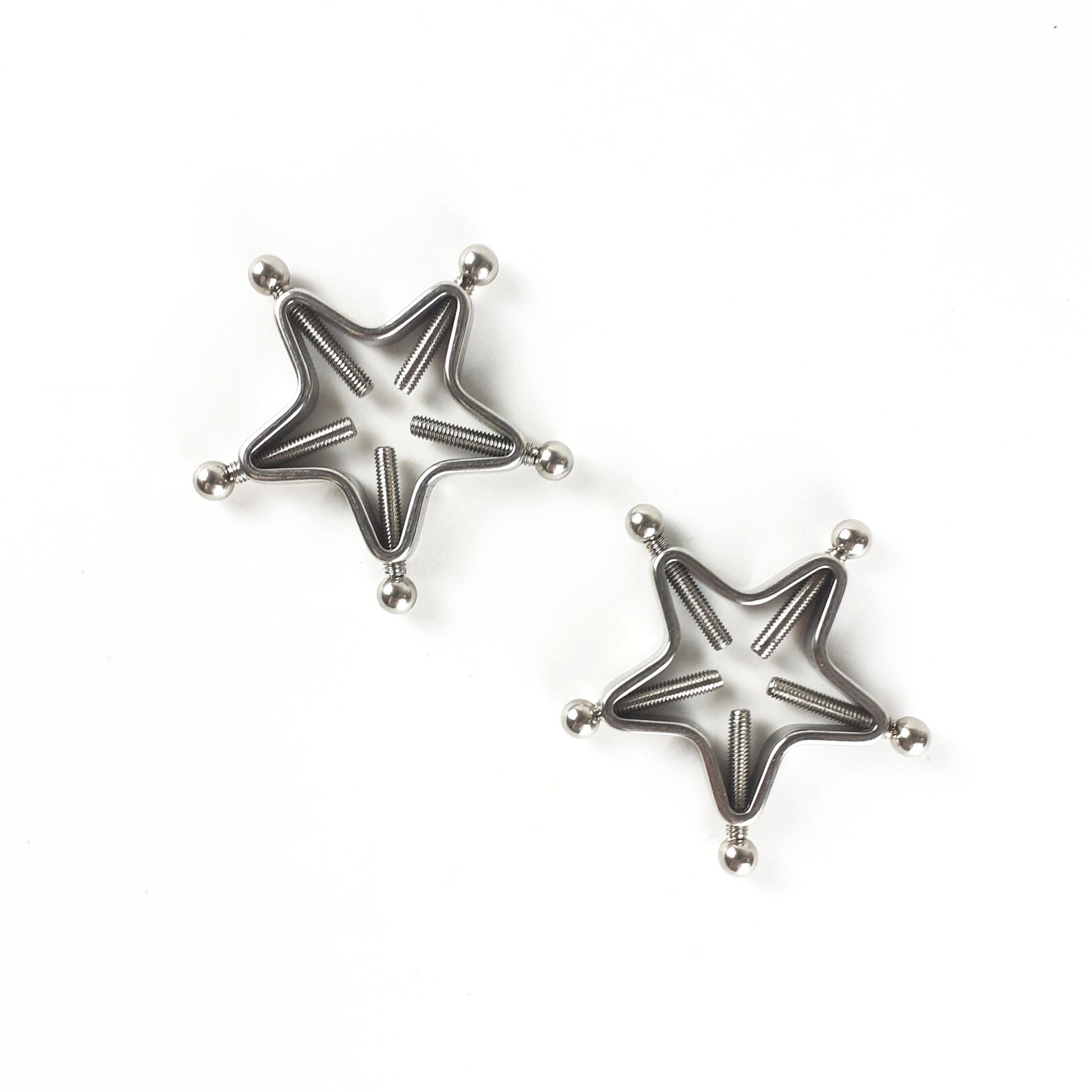 Screw nipple clamps nipple jewelry adjustable clamps nipple Etsy