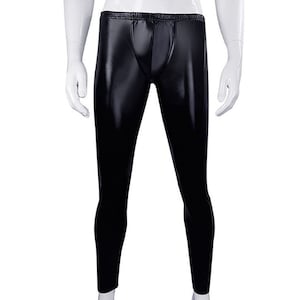 Matte vinyl leggings hot sale