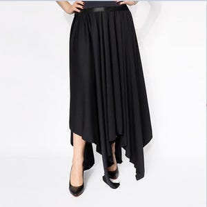 Black goth skirt, Halloween skirt, goth clothes, gothic outfit